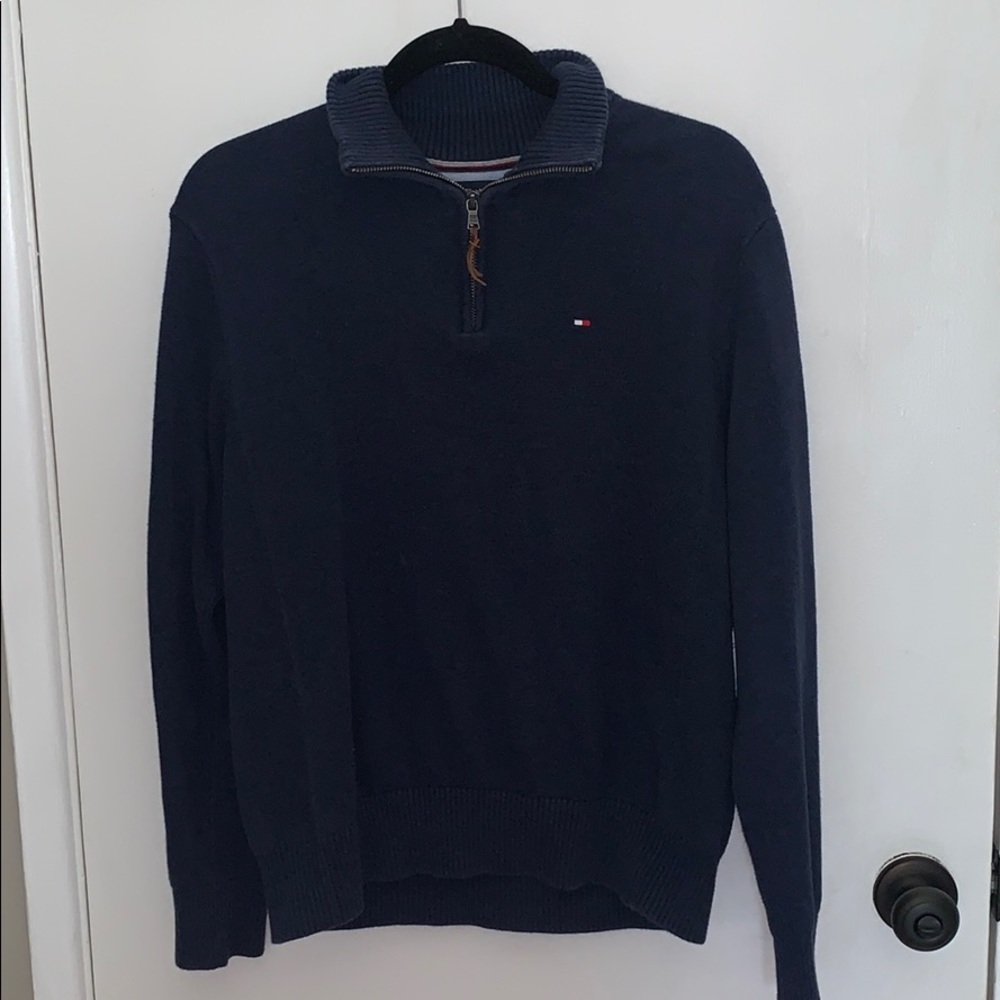 Navy blue Tommy Hilfiger quaterzip